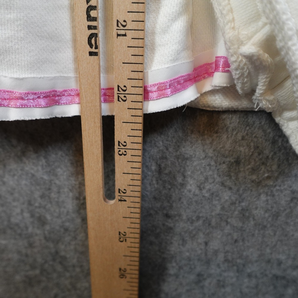 Ralph‎ Lauren Blazer Girls Medium Knit White Pink Piping Cotton - Picture 9 of 10